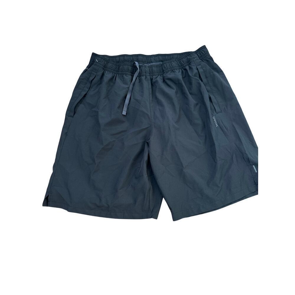 Skora Men's Black Qwick-Dry Unlined Athletic Running Shorts Size Large
